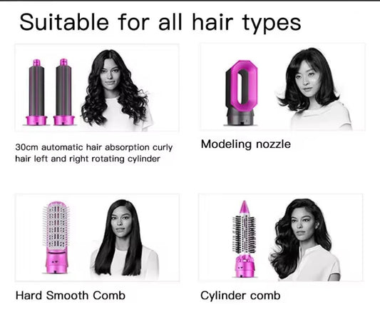 5 in 1 curling iron hair straightener